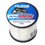 SILSTAR - Bulk Spools (600m - 1000m) EXTRA MARINE Sea Fishing Line 15lb 18lb 25lb 31lb - Superior Polymer High Knot Strength - For Boat Fishing Trolling & Spinning (1000m of 18lb)