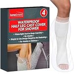 4pk Waterproof Leg Cover for Shower, Plaster Cast Waterproof Cover Leg, Waterproof Cast Cover Leg, Leg Cast Cover for Shower, Waterproof Cover for Plaster Cast, Cast protectors