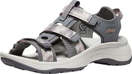 KEEN Women's Astoria West Open Toe Sandal, Fawn/Tie Dye, 7.5 UK