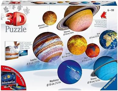 Ravensburger - Solar System 8 Planets 3D Puzzle 522 Pieces