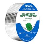 NOVA LINT REMOVER Waterproof Tape Heavy Duty Water Leakage Tape For Roof Leakage Water Tank Leakage Aluminum Foil Insulation Tape, Leak Proof Strong Adhesive Tape For Water Leakage | 5 M X 5 Cm