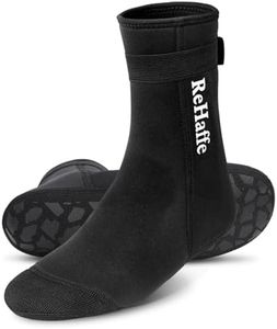ReHaffe Neoprene Water Socks for Women,Sand Proof Beach Volleyball Soccer Socks,Comfortable Anti-slip Scuba Diving Surf Swimming Bootie Keep Warm