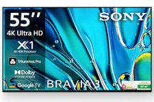 Sony BRAVIA 3 Series 139 cm (55 inches) 4K Ultra HD AI Smart LED Google TV K-55S30 (Black)