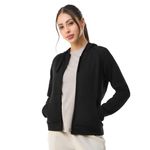 Boldfit Women s Full Zipper Regular Fit Hoodies Fleece Jacket for Winter Wear Thermal Insulation Stylish Jacket Hoodies Jackets Zipper Hoodie - Black Small