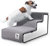 Ibiyaya Everest II Pet Stairs for Dogs and Cats, Nimbus Grey