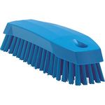 Vikan Brush,Scrub,Medium,7",PP/PBT,Blue, 3587