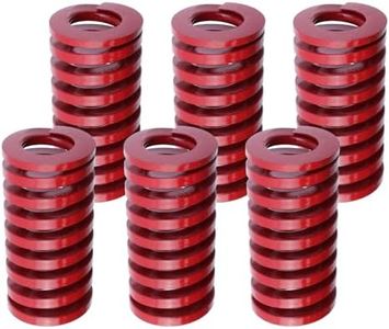 Antrader 6pcs Red Medium Load Press Compression Mould Die Spring, 1.15-Inch-by-0.63-Inch-by-2.36-Inch