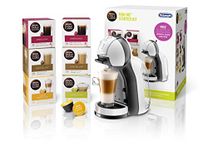 De'Longhi EDG305.WB Dolce Gusto Mini Me Coffee Machine Starter Kit by De'Longhi,1460 W, White/Black