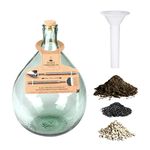 MAISONICA DIY Set Terrarium bottle 15 litre Recycled Glass Funnel Gravel Soil Charcoal Cork Tools