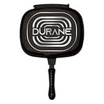 SQ Professional Durane Die-Cast Magic Pan 32cm Non Stick- Double Sided Stove Top Grill Pan Multifunction Deep Grill Ridges Steak Pan - Grill Pans (Black)