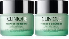 Clinique Redness Solutions Daily Relief Cream with Microbiome Technology, 50ml (Pack of 2)