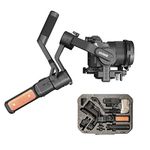 AK2000S Gimbal DSLR Camera Stabilizer 3-Axis Video Estabilizador for a6300 a6400 a6500 a6100 a6600 EOS 80D M50 EOS 90D GH5S X-T3 X-T4 X-T200 Z7 Z6(Advanced Version)