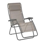 LAFUMA MOBILIER Recliner, Folding and adjustable, Lace system, RSXA, Texplast, Colour: Châtaigne, LFM2045-9147