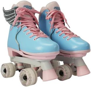 Circle Society Classic Adjustable Children's Roller Skates, 3-7 US Girls, Classic Cotton Candy