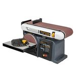 POWERTEC BD4600 Woodworking Belt Disc Sander, 4 X 6-Inch