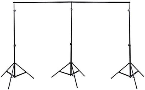 Wide Backdrop Stand - Portable Background Stand - Heavy Duty - Backdrop Express
