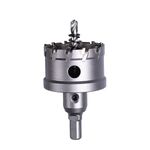 Carbide Hole Cutter Drill Bits,LAIWEI Heavy Duty Hole Saw for Stainless Steel,Metal,Cast Iron, Copper 2-1/6"(55mm)