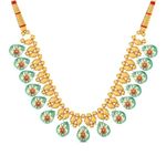 Joyalukkas 22K (916) Purity BIS Hallmarkefd Lightweight Necklace For Women (Light Green)