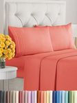 Queen Size 4 Piece Sheet Set - Comf