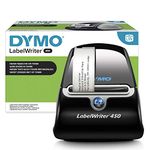 DYMO LabelWriter 450 Label Maker | Direct Thermal Label Printer | Fast Printing of Labels, Barcodes & More (51 per Minute) | Computer Connection | For Home & Office