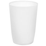 Small Trash Can – Open Top Garbage Cans for Kitchen, Office, Dorm, Bathroom, etc. –Waste Can for Compact/Tight Spaces – The Perfect Bathroom Trash Can - 1.58 Gallon Trash Bin – Glossy White