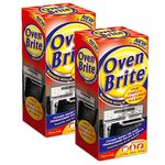 2 x Oven Racks Grill Cleaner Kit Liquid 500ml Pair of Gloves Bag Easy to Use Set