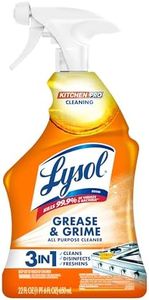 Lysol Pro Kitchen Spray Cleaner and Degreaser, Antibacterial All Purpose Cleaning Spray for Kitchens, Countertops, Ovens, and Appliances, Citrus Scent, 22oz