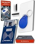 AZDelivery 25 x RFID Kit - MFRC522 Compitabile with RC522 RF IC Card Reader Sensor Module, RFID Chip Key Ring and S50 Card 13.56MHz, Compatible with Arduino and Raspberry Pi including E-Book!