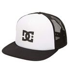 DC Shoes Mens Gas Station Trucker Baseball Cap, White