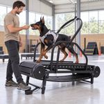 Non-Motorized Dog Treadmill for Large Dogs with Pedometer