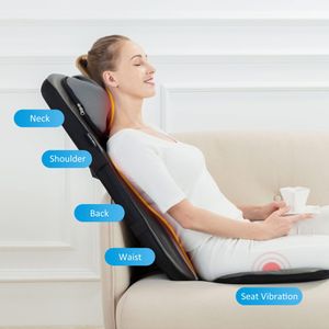 Snailax Shiatsu Back Massager – Deep Kneading Heat Therapy