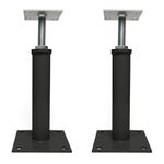 OPERMAXER 2 PCS Adjustable House Floor Jacks, Post Floor Joist Jacks for Leveling, 11.8" - 16" Height Range, 9920 lbs to 6860 lbs Height Capacity(Each), Telescoping Jack for Temporary Support(Black)