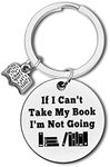 Dabihu Book Lovers Keyring Gifts Re