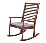 Lennox Furniture Rocking Chair with Free Seat Cushion Cherry