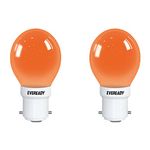 Eveready 0.5-Watt 1 UP Deco LED Bulb (Orange and Pack of 2)