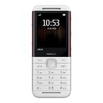 Nokia 5310 2.4 Inch 8 MB UK SIM-Free 2G Feature Phone (Dual Sim) - White/Red