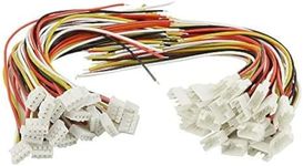 XLX 40PCS(20Pairs) Mini Micro 2.0mm 4PIN Female Male Connection Plug with 15cm Terminal Connector Wire Cable for LED Light Strip 5.9’’ Compatible with JST PH