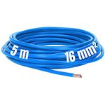 5 m Lapp 4520026 H07V-K 16.0 mm² Blue I Wiring Cable I Flexible Flexible PVC Single Core I Stranded 16 mm2 I Wiring