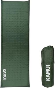 KAMUI Self Inflating Sleeping Pad - 2 Inch Thick Camping Pad Connectable with Multiple Mats for Tent and Family Camping (Green)