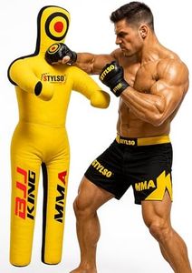 Stylso Kids Wrestling Dummy Boys Grappling Dummies - Brazilian Jiu Jitsu BJJ Mixed Martial Arts MMA Boxing Judo Karate Training Punching Bag Children Exercise Doll Youth Throwing Buddy (Blue, 100 cm)