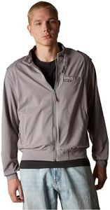 Members Only Men's Athletic Club Jacket Jacket (Grey, 2X-Large)