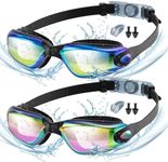 Yomisee Swimming Goggles 2 Pack, Sw