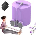 Multifunctional Pedal Puller Resistance Rope, Pedal Pusher Resistance Rope, Pedal Puller Resistance Band, 4/6-Tube Elastic Yoga Pedal Puller Resistance Band (Purple, 4-Tube, Basic Model)