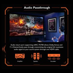 BenQ TK700 4K Gaming Projector – High Brightness, Low Input Lag