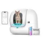 PETKIT PURA MAX 2 Self Cleaning Cat Litter Tray, App Control, 76L Extra Large Automatic Cat Litter Box for Multi-cats, Odour Control with N50, xSecure Robot Litter Box, Includes Trash Liner