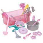 Play Circle – Cooking & Baking Kit – Kitchen Toys – Chef Tools – Pretend Play – Ages 3 Years Old & Up – Dinner for Eight Cookware