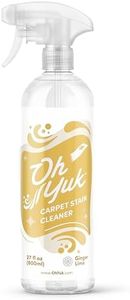 Oh Yuk Carpet Stain Cleaner, Instant Carpet Spot Remover & Upholstery Cleaner – Carpet Cleaner Spray, Stain Remover Spray, Fabric Cleaner, Rug Cleaner Spray for Spots & Old Stains and Rugs-Ginger Lime