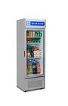 Blue Star VC250D Vertical Glass Single Door Visi Cooler (220L, white)