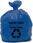 Resilia Heavy Duty Soiled Linen Bags - Hospital Waste Disposal, Laundry Bag, Trash Liner, Sanitary Storage (33 Gallon - 25 Bags, 1 Mil)