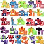 26 Pieces Alphabet Robot Toys for K